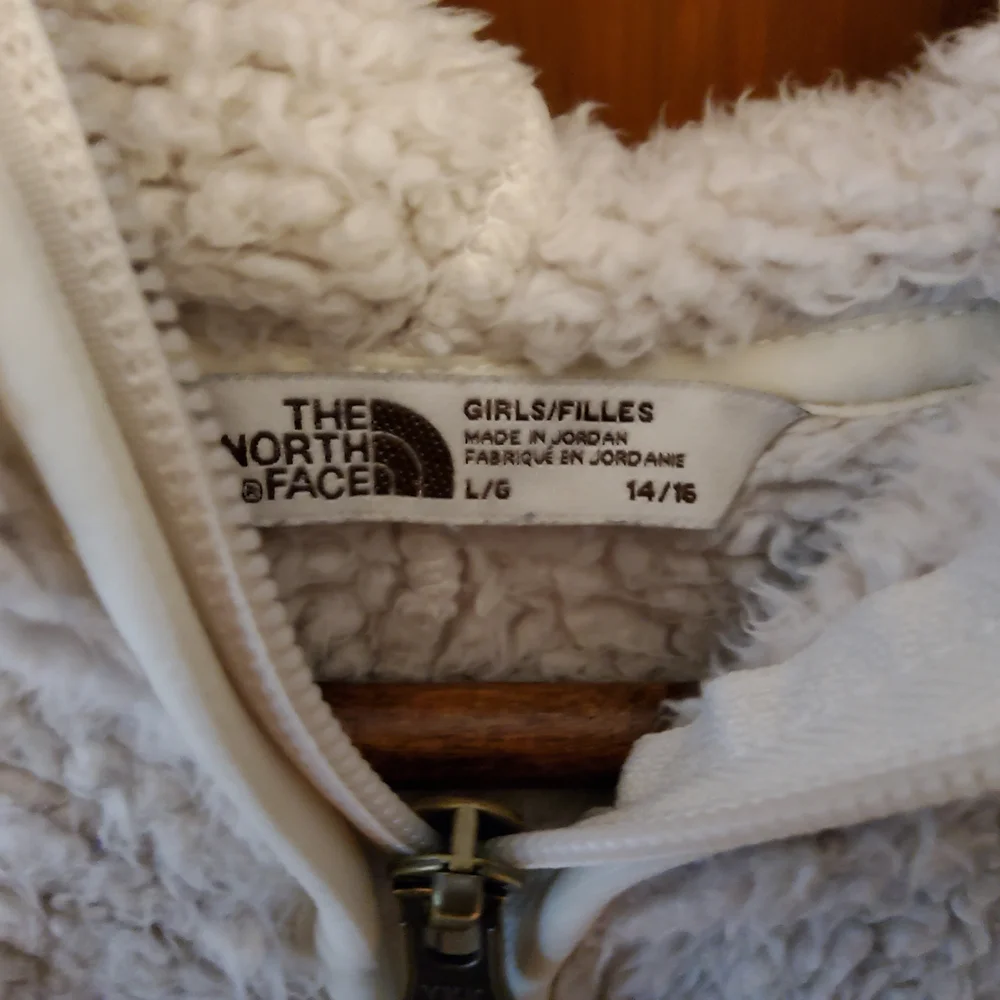 The North Face Kids White Fleece Jacket